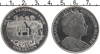 Продать Монеты Аскенсион 1 крона 2014 Медно-никель