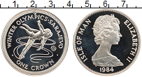 Продать Монеты Остров Мэн 1 крона 1984 Серебро
