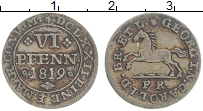 Продать Монеты Брауншвайг-Вольфенбюттель 6 пфеннигов 1814 Медь