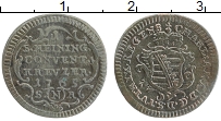 Продать Монеты Саксен-Майнинген 1 крейцер 1765 Серебро