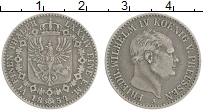 Продать Монеты Пруссия 1/6 талера 1854 Серебро