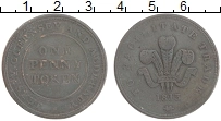Продать Монеты Гернси 1 пенни 1813 Медь