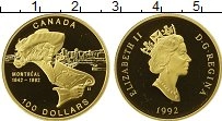 Продать Монеты Канада 100 долларов 1992 Золото