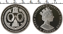 Продать Монеты Фолклендские острова 2 фунта 1991 Серебро
