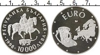 Продать Монеты Болгария 10000 лев 1998 Серебро