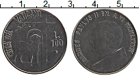 Продать Монеты Ватикан 100 лир 1984 Медно-никель