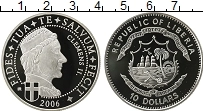 Продать Монеты Либерия 10 долларов 2006 Серебро