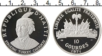 Продать Монеты Гаити 10 гурдов 1971 Серебро