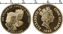 Продать Монеты Острова Кука 50 долларов 1992 Золото