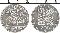 Продать Монеты Чехия 200 крон 1997 Серебро