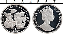 Продать Монеты Остров Мэн 1 крона 1999 Серебро
