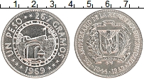 Продать Монеты Доминиканская республика 1 песо 1969 Медно-никель