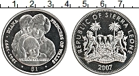 Продать Монеты Сьерра-Леоне 1 доллар 2007 Медно-никель