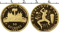 Продать Монеты Гаити 50 гурдес 1967 Золото