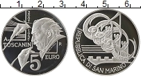 Продать Монеты Сан-Марино 5 евро 2007 Серебро
