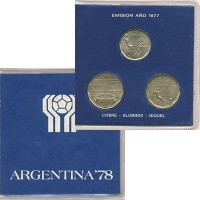 Продать Наборы монет Аргентина Аргентина 1977-1978 0 