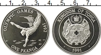 Продать Монеты Тонга 1 паанга 1991 Серебро