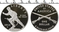 Продать Монеты США 1 доллар 2012 Серебро
