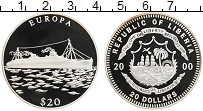 Продать Монеты Либерия 20 долларов 2000 Серебро