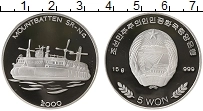 Продать Монеты Северная Корея 5 вон 2000 Серебро