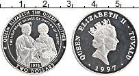 Продать Монеты Тувалу 2 доллара 1997 Серебро