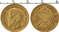 Продать Монеты Баден 10 марок 1898 Золото