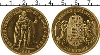 Продать Монеты Венгрия 100 крон 1908 Золото