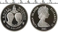 Продать Монеты Каймановы острова 10 долларов 1981 Серебро