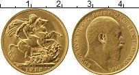 Продать Монеты Великобритания 1 соверен 1910 Золото