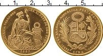 Продать Монеты Перу 50 соль 1967 Золото