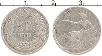 Продать Монеты Швейцария 1/2 франка 1851 Серебро