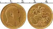 Продать Монеты Великобритания 1 соверен 1902 Золото