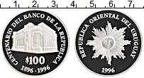 Продать Монеты Уругвай 100 песо 1996 Серебро