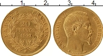 Продать Монеты Франция 20 франков 1860 Золото