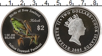 Продать Монеты Острова Кука 2 доллара 2005 Серебро