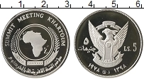 Продать Монеты Судан 5 фунтов 1978 Серебро