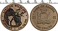 Продать Монеты Замбия 5000 квач 2001 Серебро