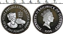 Продать Монеты Гернси 5 фунтов 1996 Серебро