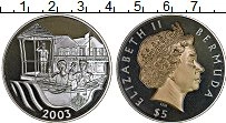 Продать Монеты Бермудские острова 5 долларов 2003 Серебро