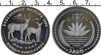 Продать Монеты Бангладеш 1 така 1993 Серебро