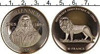 Продать Монеты Конго 10 франков 2000 Серебро