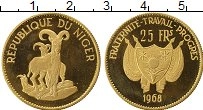 Продать Монеты Нигер 25 франков 1968 Золото