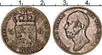 Продать Монеты Нидерланды 1/2 гульдена 1848 Серебро