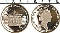 Продать Монеты Виргинские острова 25 долларов 1992 Серебро