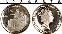 Продать Монеты Виргинские острова 25 долларов 1992 Серебро