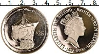 Продать Монеты Виргинские острова 25 долларов 1992 Серебро
