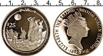 Продать Монеты Виргинские острова 25 долларов 1992 Серебро