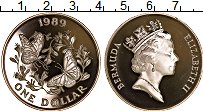 Продать Монеты Бермудские острова 1 доллар 1989 Серебро