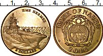 Продать Монеты Науру 5 долларов 2016 Латунь