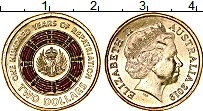 Продать Монеты Австралия 2 доллара 2019 Позолота